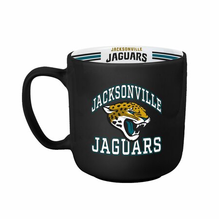 LOGO BRANDS Jacksonville Jaguars 15oz Stripe Mug 615-C15SM